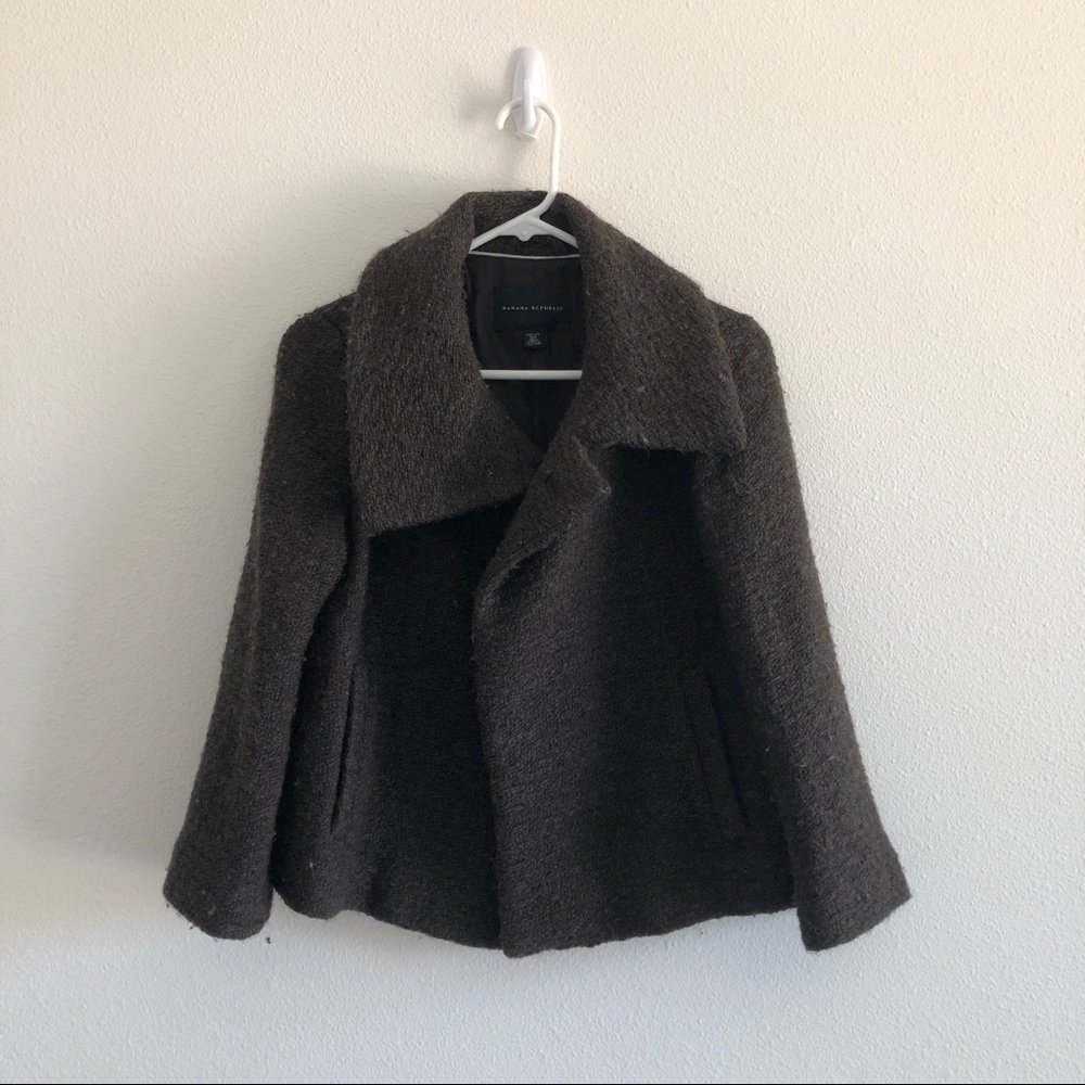 Dark Brown Wool Jacket - image 1